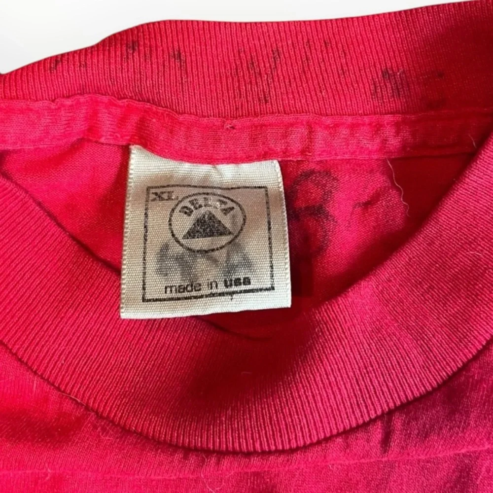 Vintage Alabama Crimson Tide Shirt Mens XL Red University Graphic Print Old Logo - Picture 4 of 7